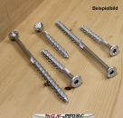 50 Stück 10 x 90 mm Rapid Komprex® Holzbauschrauben Senkkopf TX40 hell verzinkt