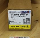 50 Stück 8,0 x 180 mm Tellerkopfschrauben GPR® S-20 TX40