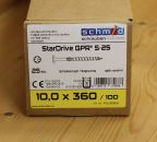 25 Stück 10 x 360 mm Tellerkopfschrauben GPR® S-25 TX50