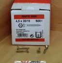 500 Stück Holzbauschrauben Rapid Torx TX 20 4,5 x 30 mm