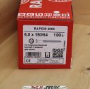 100 Stück Holzbauschrauben Rapid Torx TX 30 6,0 x 150 mm