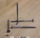 100 Stück V2A Spanplattenschrauben 6,0 x 90 mm TG  TX 30