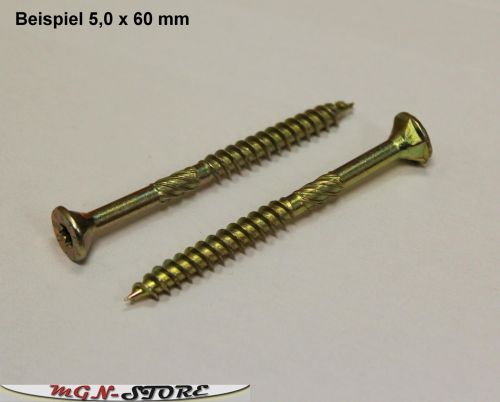 100 Stück Holzbauschrauben Rapid Torx TX 30 6,0 x 150 mm