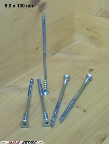 100 Stück 6,0 x 130 mm Justierschrauben Torx