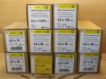 200 Stück 6,0 x 60 mm Torx Spanplattenschrauben TG mit Fräsrippen gelb verzinkt